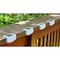 Maxsa Innovations Solar-Powered LED Deck Lights- White 47331-WH - alternate 3